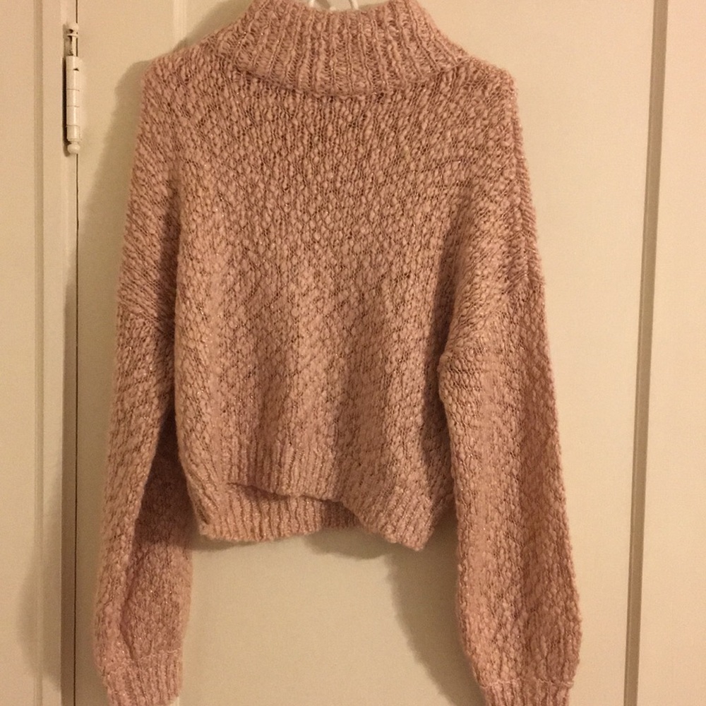 Hollister sparkly turtleneck sweater